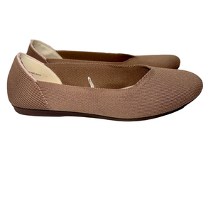 Jsport Taupe Knit Slip-On Flats Women's Size 7M